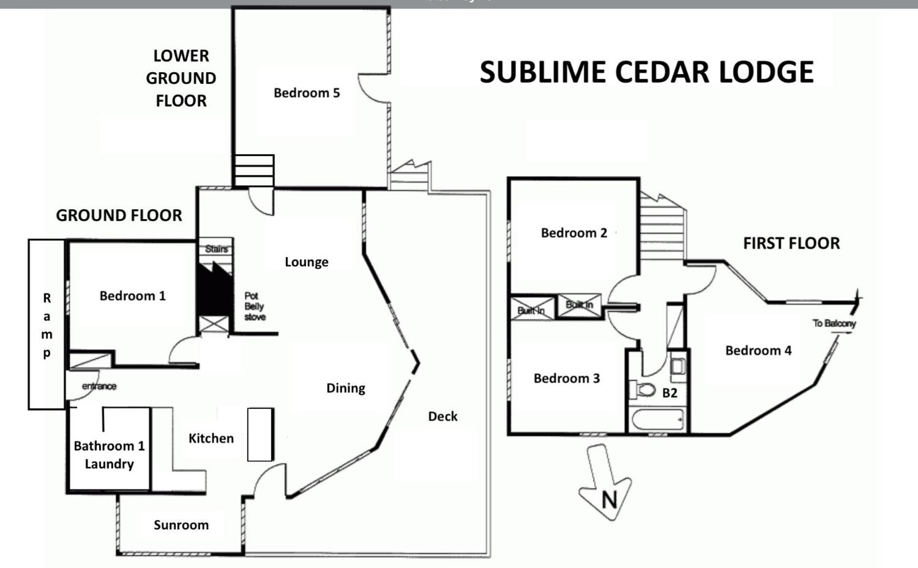 Sublime Cedar Lodge Леура Екстериор снимка